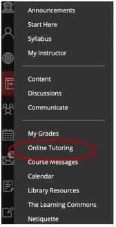 Blackboard online tutoring