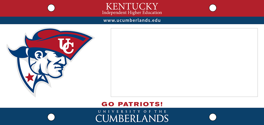 Cumberlands specialty license plate