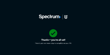 SpectrumU - Successful Activation