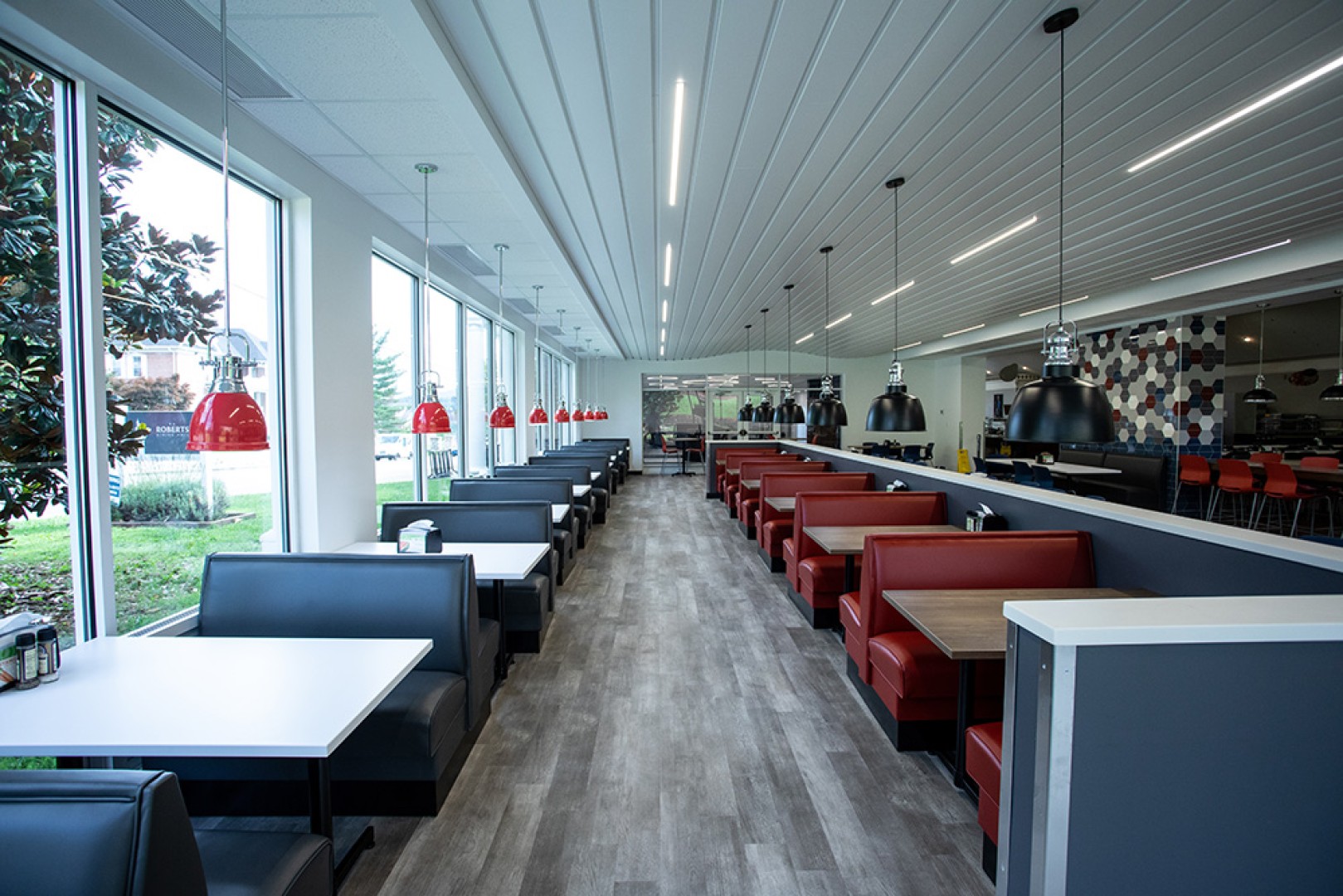 Newly renovated cafeteria