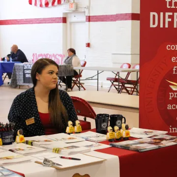 A job fair venue