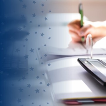 Accountant Working on Data