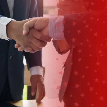 Business Professionals Shaking Hands