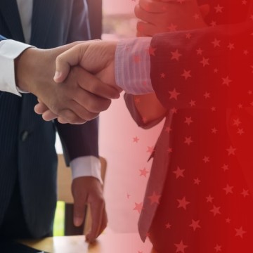 Business Professionals Shaking Hands