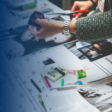 Desk and Computer of Marketer