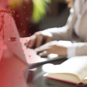 Justice Official with Law Book