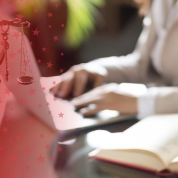 Justice Official with Law Book