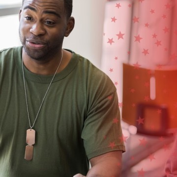 Military Veteran Signing Up for College