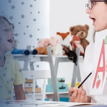 Education Specialist Working with Child