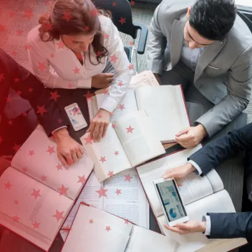 Business Professionals Meeting Together