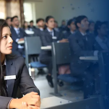 MBA Student at Conference