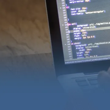 HTML on Laptop Screen