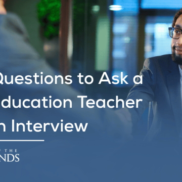 Special Education Teacher Being Interviewed