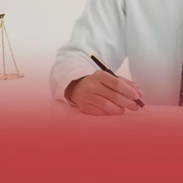 Legal Partner with Scales of Justice and Gavel