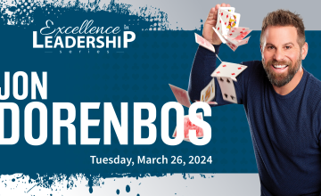 Jon Dorenbos announced as 2024 Excellence in Leadership speaker