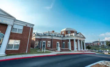 Morning on Cumberlands campus near the science center.