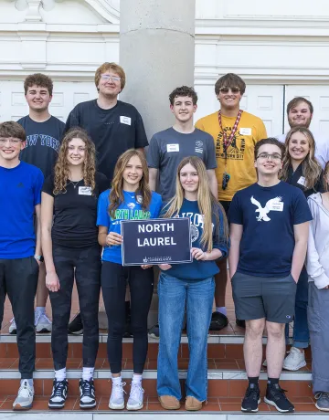 North Laurel students participate in Cumberlands annual math contest. 