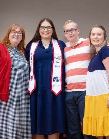 Cumberlands alumna Britnee Faulkner found an affordable path to a nursing career without leaving the Appalachian region she calls home. 