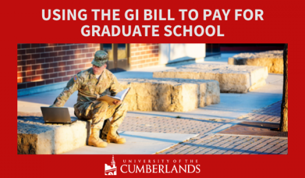 US Veteran Studying Outside at Graduate School