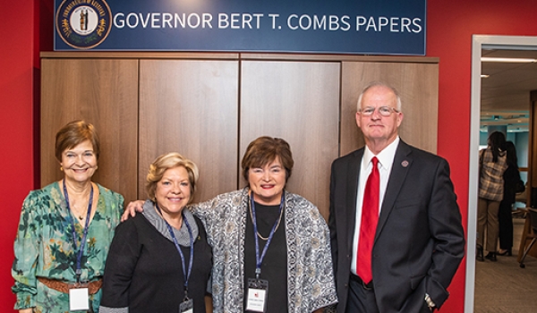 Bert T. Combs historical papers dedicated at Cumberlands library
