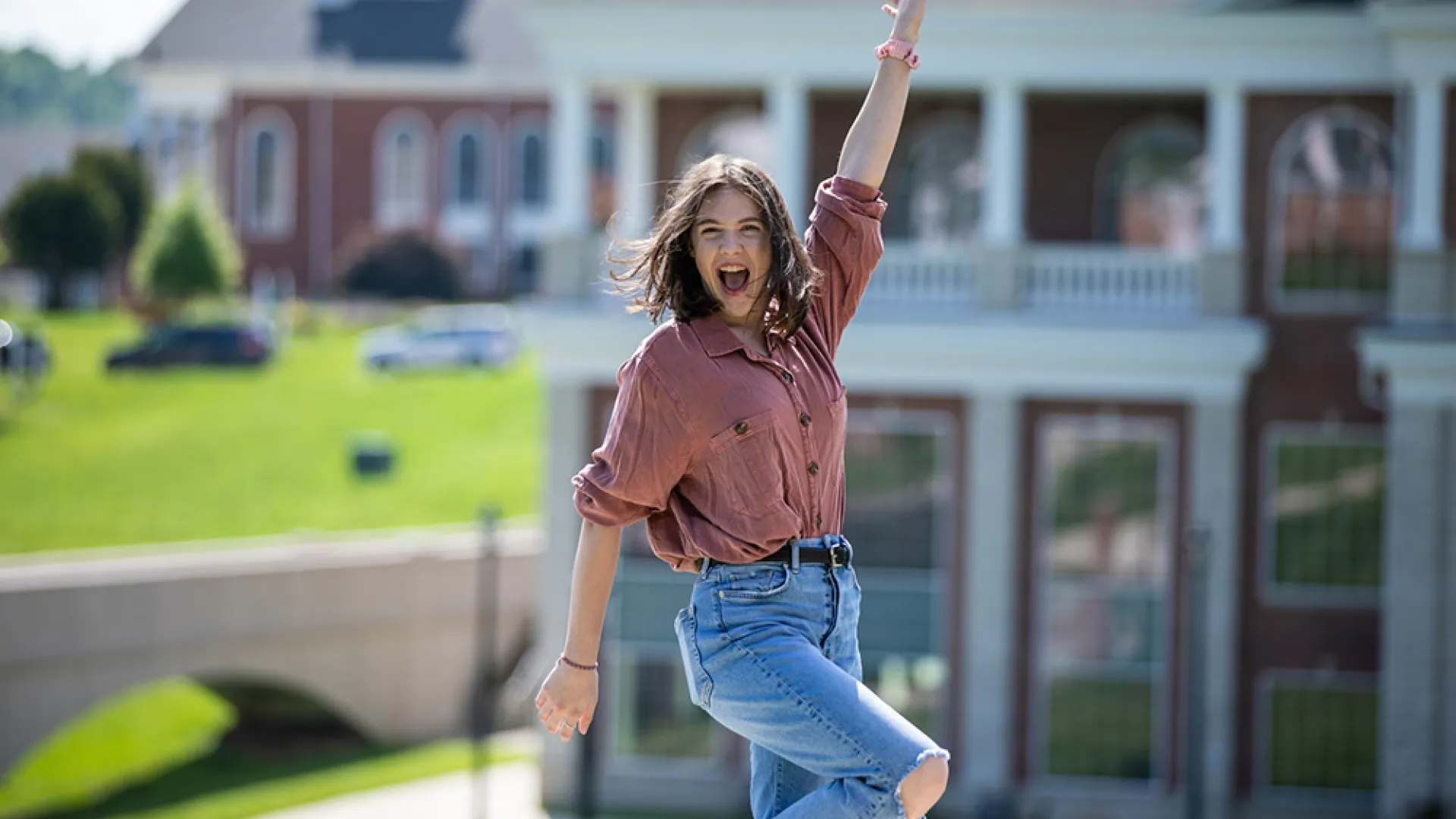 girl posing for picture