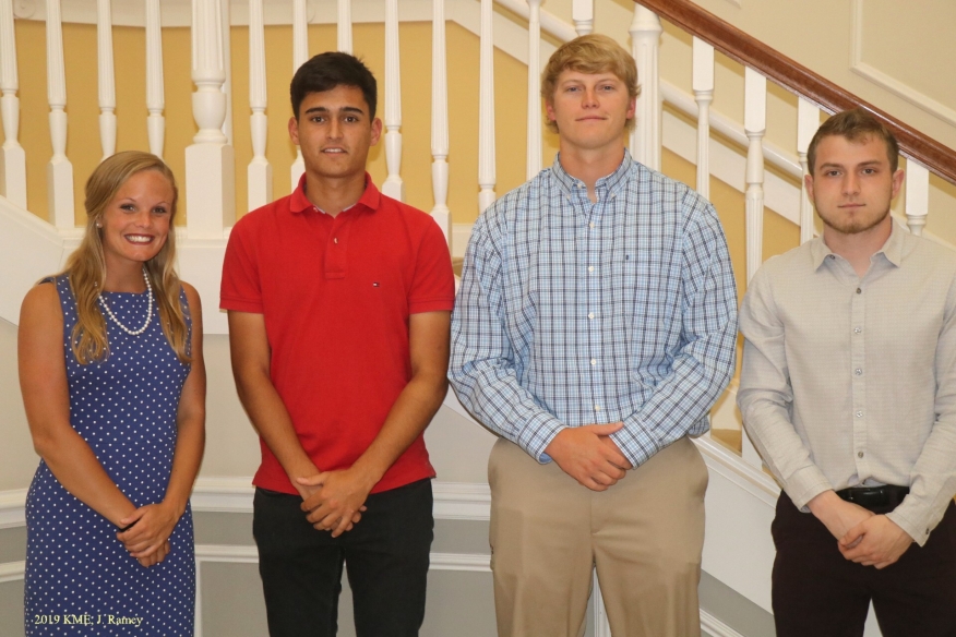 Math and physics honor societies induct new members 