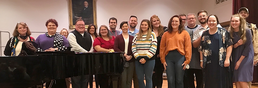 Cumberlands alumni joined students for a concert during homecoming 