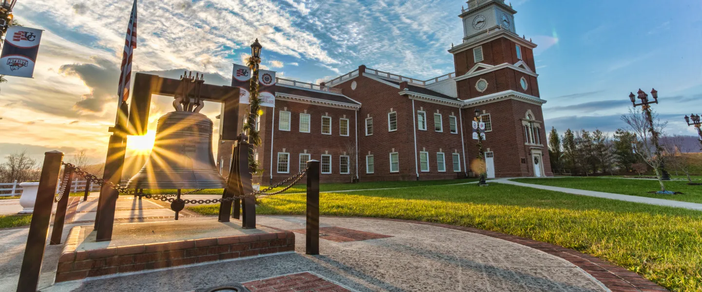 Sunrise on campus