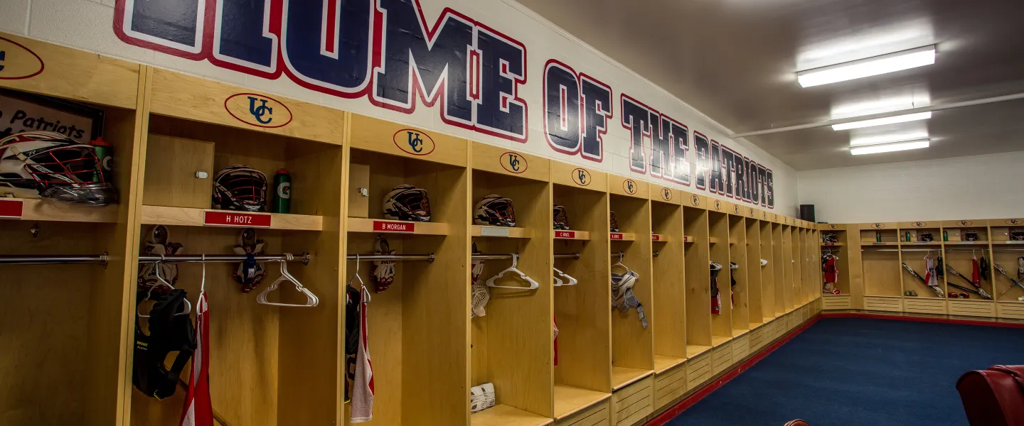 Lacrosse locker room