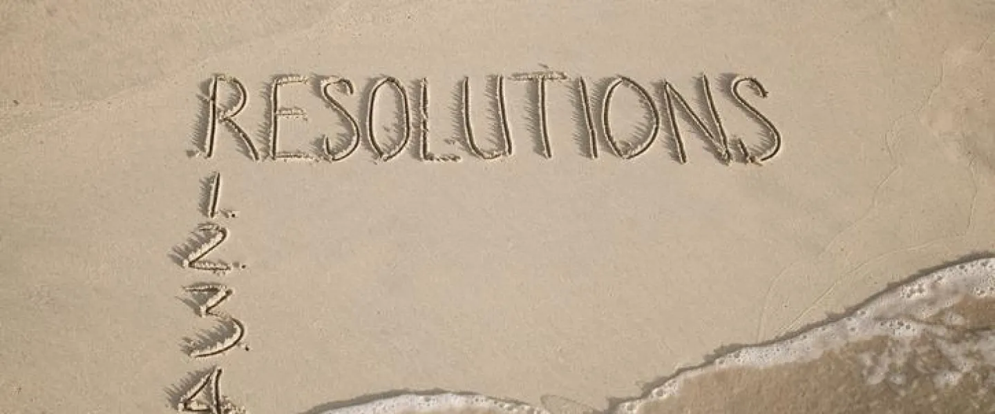 Writing on the beach in the sand