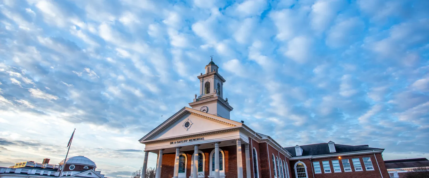Sunrise on campus