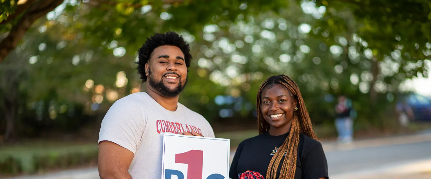 Students help promote the Give Day campaign 