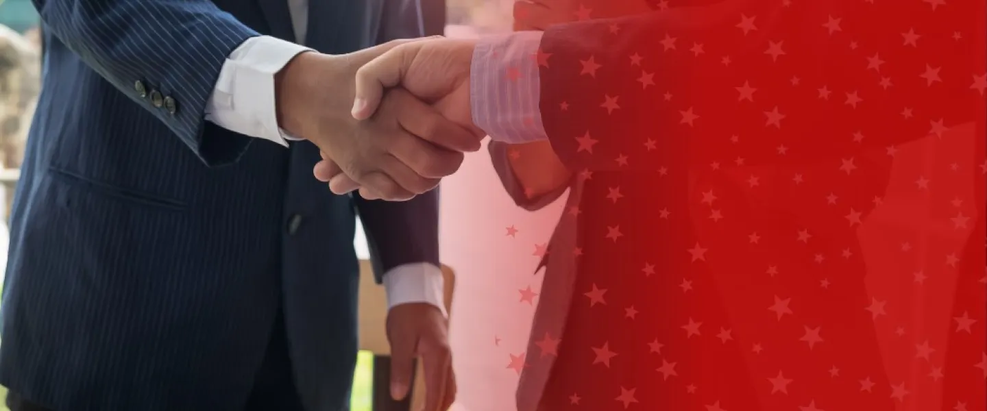 Business Professionals Shaking Hands