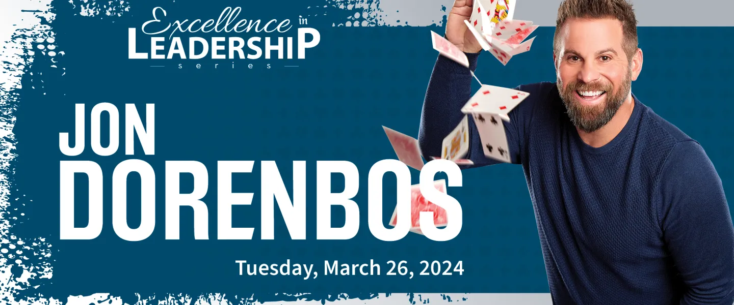 Jon Dorenbos announced as 2024 Excellence in Leadership speaker
