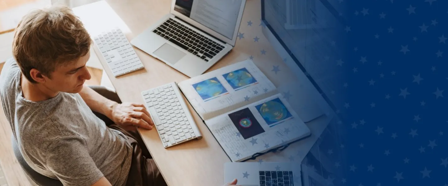 Computer Science Major Studying