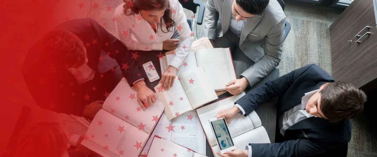 Business Professionals Meeting Together
