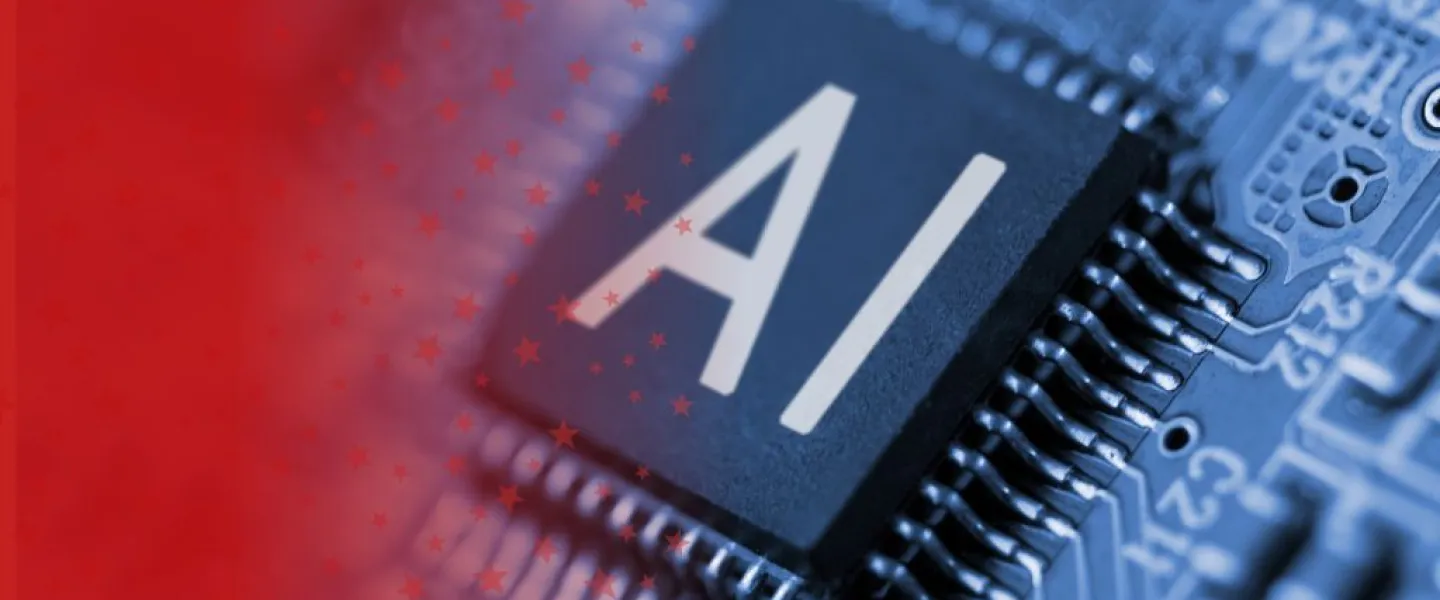 CPU with AI Embossed on Motherboard