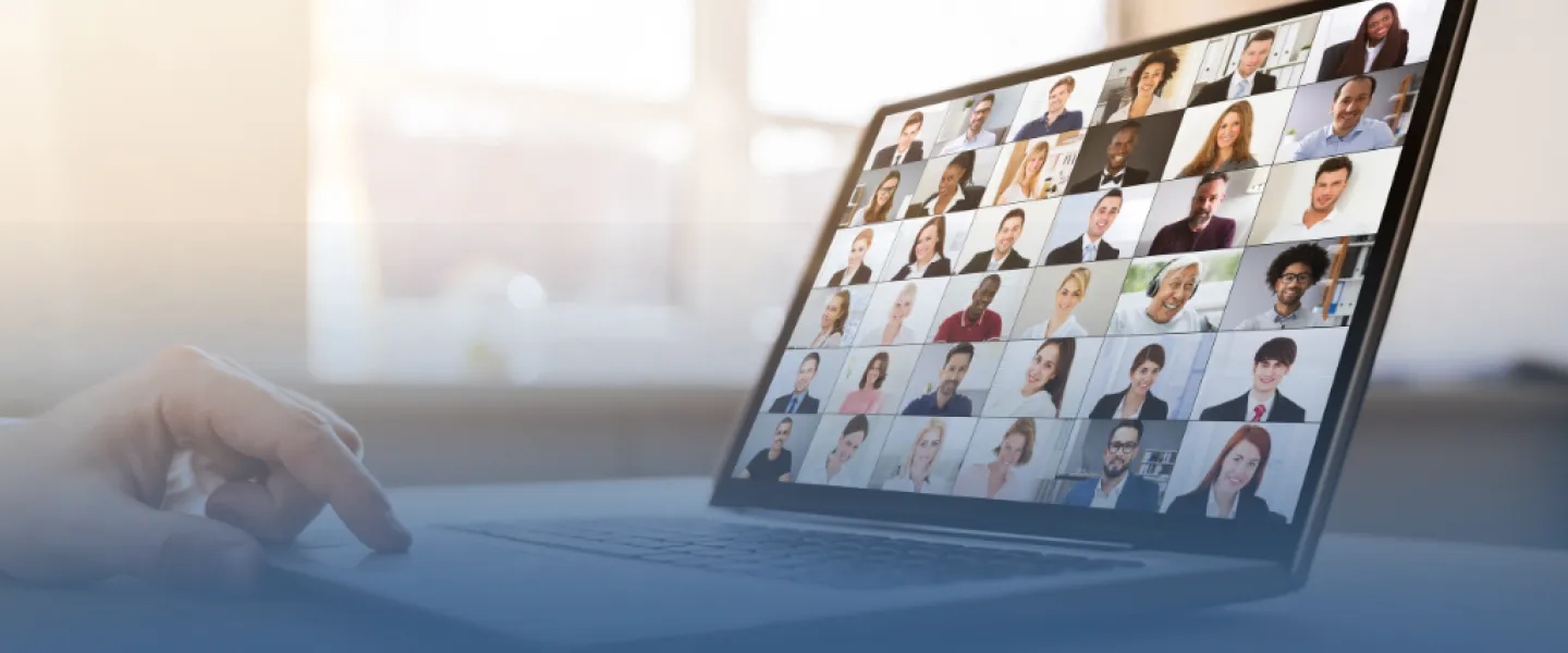 Laptop Zoom Call