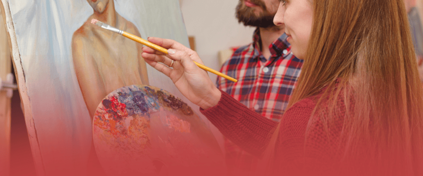 Art Students Painting