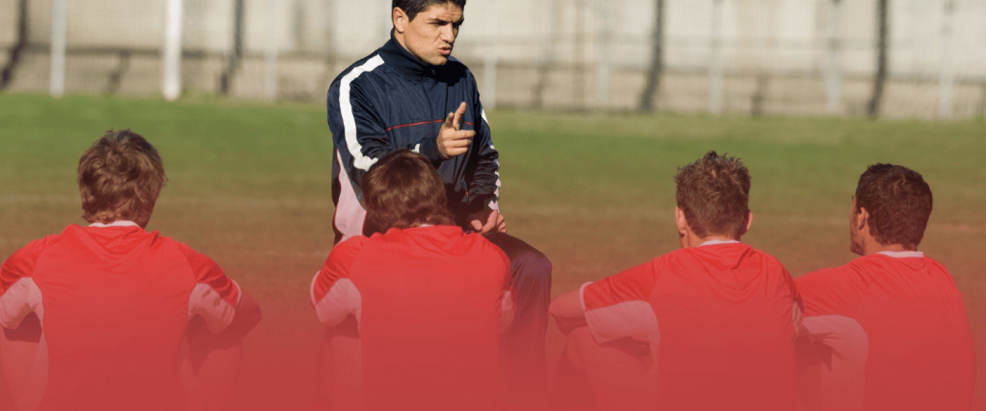 Coach Speaking to Athletes