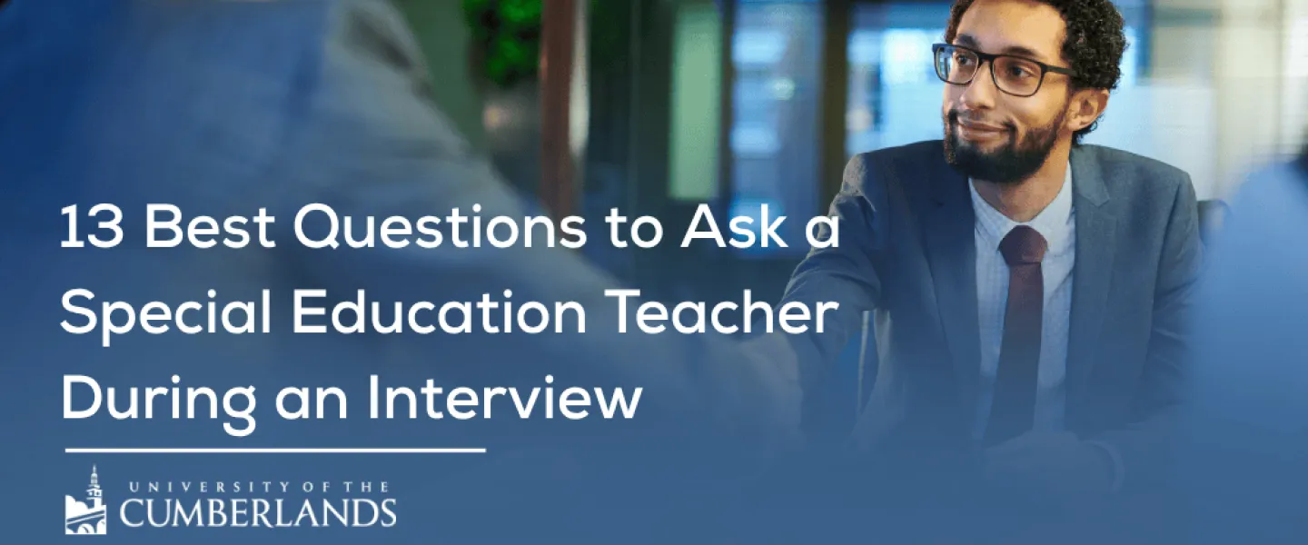 Special Education Teacher Being Interviewed