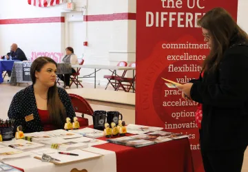A job fair venue