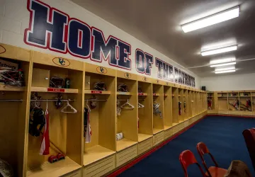 Lacrosse locker room