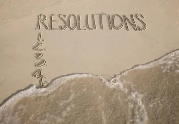 Writing on the beach in the sand