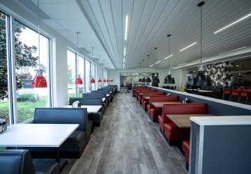 Newly renovated cafeteria