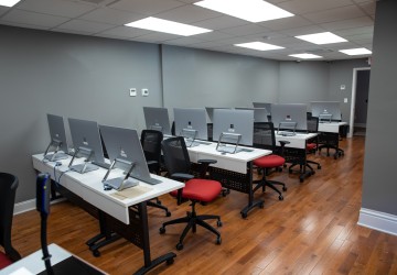 A room full of computers