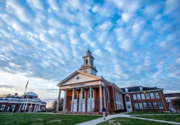 Sunrise on campus