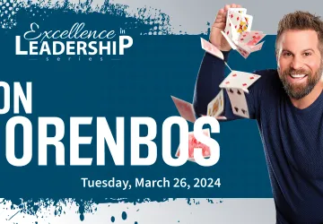 Jon Dorenbos announced as 2024 Excellence in Leadership speaker
