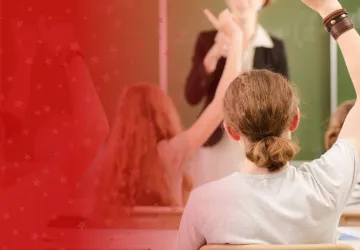 Student Raising Hand