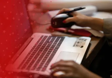 Computer Science Major Working on Laptop